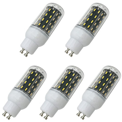 Aoxdi 5 Stück LED Leuchtmittel GU10 5W, Warmweiß, LED Licht | 56 SMD 4014 Energiesparenden LED Lampen, AC220-240V