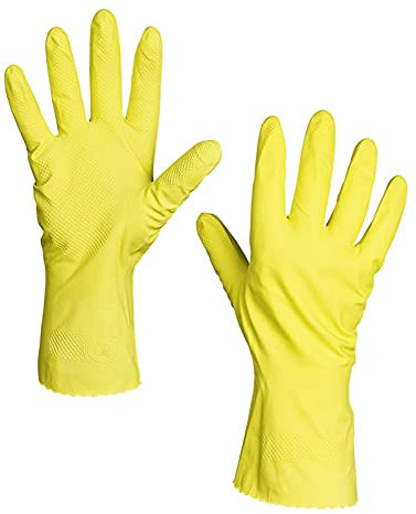 Haushaltshandschuhe Latex M Putzhandschuhe Spülhandschuhe Küchenhandschuhe Latexhandschuhe