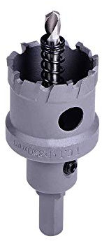 Heyiarbeit Hartmetall-Lochschneider, 35 mm, Schnittdurchmesser, TCT-Lochsäge zum Schneiden von 5 mm Edelstahlblech und Metall
