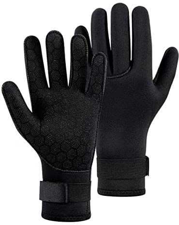 YDQUANI Guantes de Traje de Neopreno de 3mm Guantes de Buceo térmicos y Antideslizantes para Mujeres Niños Snorkeling Kayak Natación Surfing Pesca