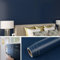 Livelynine Navy Blue Wallpaper for Bedroom Adults Boys Self Adhesive Wallpaper Blue for Living Room Waterproof Kitchen Vinyl Wrap for Furniture Cupboards Table Desk Sticky Back Plastic Roll 40CMx2M
