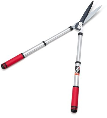 Kimura® Pro Telescopic Garden Shears - Premium Hedge Shears, Patented Gearing Technology, Lightweight Extendable Aluminium Handles, Japanese SK5 Steel Blades, Heavy Duty Gardening Shears - 630-820mm