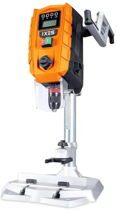 IXES Tischbohrmaschine IX-DBP60 | Digitaldisplay | LED-Licht & Laser | Bohrfutter 1,5 13mm | 710 W | 2-Gang Bohrmaschine mit variabler Drehzahl: 170 880/490 2600 min-1