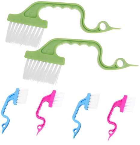 ULDIGI 6st Fensterputzbürste Reinigungsbürste Reinigung Für Kleine Räume Rillenreinigungswerkzeug Reinigungspeeling Schrubber Zum Reinigen Peeling Zum Reinigen Fensterbürste Abs