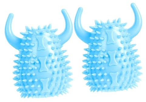 Toddmomy 2stücke Kauspielzeug Für Hunde Zahnpflege Molar Spielzeug Hornform Interaktives Kauspielzeug Für Haustiere Für Zerren Und Spielen Sicher Und Langlebig