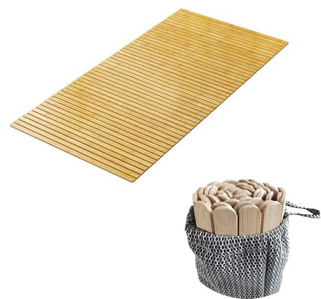 Tablero de cama plegable enrollable, placa de soporte de madera, protector de cintura, esqueleto clasificado para sofá, colchón, tablero de cama de madera, 80 x 120 cm