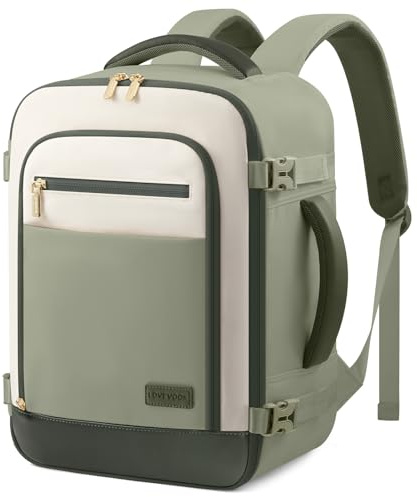 LOVEVOOK Ryanair Handgepäck 40x30x20, Handgepäck Rucksack Tasche, Reiserucksack Damen, Carry On Hand Luggage Underseat Laptop Travel Backpack Cabin Bag 20L