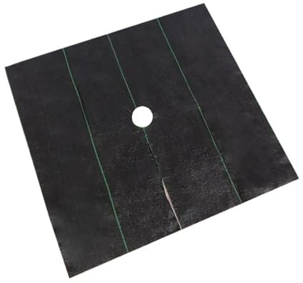 ENWWCH 10PCS Garten Baum Unkraut Matten Net Tuch Bodendecker Atmungsaktive Feuchtigkeitsspendende Abbau Schutz Abdeckung for Obstgarten Für Garten(Thin Type,10pcs 1x1M)