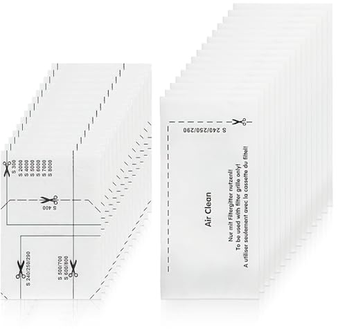 SPOKKI 28 Stück Set Staubsauger Filter für Miele Staubsauger Motorschutzfilter und Abluftfilter Ersatzfilter für Miele Classic C1, Compact C1/2, Complete C1/2/3, Dynamic U1, S200-S899, S2000-S8999
