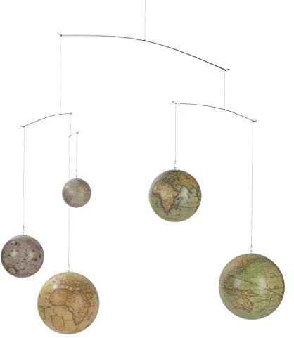 Authentic Models - Globus Mobile, Globen Mobile - fünf Weltkugeln aus fünf Jahrhunderten - GL060