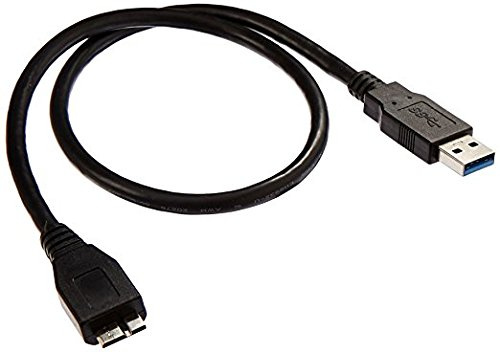 Ersatz USB 3.0 Kabel (0,5 m) – Kompatibel mit Transcend, Western Digital, SanDisk, Toshiba & LaCie Externe Festplatten
