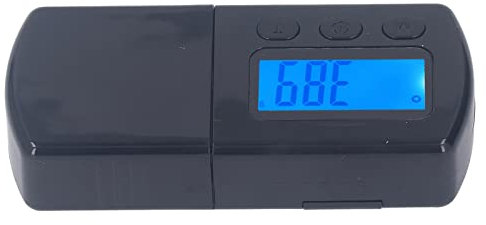 Mini-elektronische Schmuckwaage, Hohe Genauigkeit, Klares LCD-Display, Digitaler Plattenspieler, Stylus-Waage, ABS-Druckwaage für Edelsteine (Schwarz)
