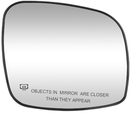 Senzeal Passenger Side Heated Mirror Glass Replacement for Dodge Grand Caravan 2008-2020 Chrysler Town Country 2008-2016 RAM CV 2012-2015 Volkswagen Routan 2009-2014 68026176AB (Right Side)