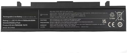FESTAS 7800mAh 9 Cell AA-PB9NC6B AA-PB9NC6W Laptop Replacement Battery for Samsung R519 R520 R730 R530 R540 R580 R780 RF710 RF711 NP-R730 RC730 RV 515 nn5p350e7c rv515 np350 np550p7c np355e7c np350v5c