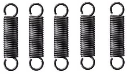 Spannfeder Zugfeder Mit Haken 50mm, Durchmesser 1,5mm, Außendurchmesser 10mm 5 Stücke