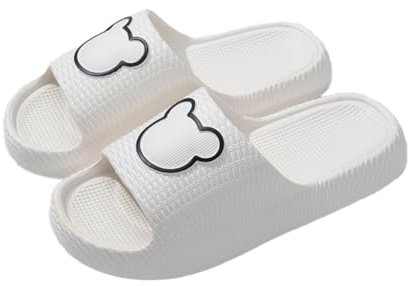 CHGANG Sliders Cloud Slippers Women，Non-Slip Womens Slippers Cloud Sliders，Non-Slip Soft Summer Womens Flip Flops for Shower Bathroom, Pool and Outdoor Pool Beach