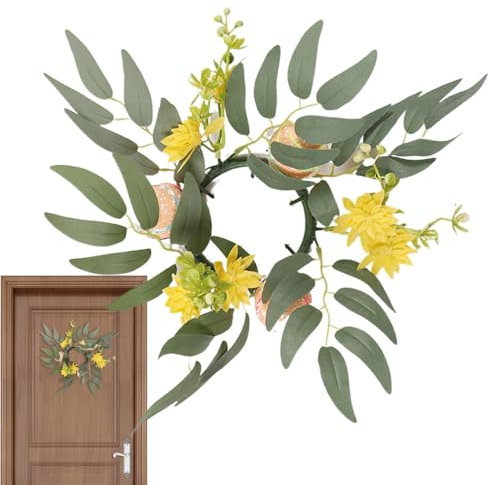 Corona di con Uova di Pasqua Piccole Decorazioni Artificiali a Tema