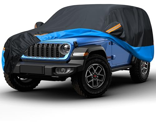 Car Cover Waterproof All Weather Outdoor Windproof Dustproof UV Protection Fit SUV