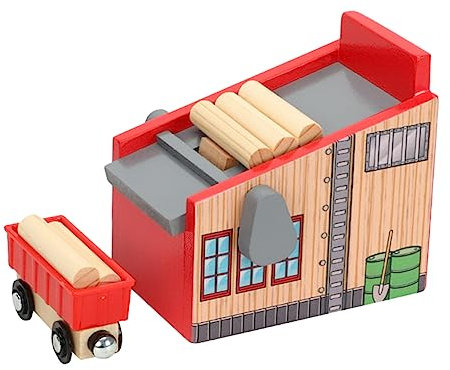 Warmhm Set Accessori per in Legno per Bambini Educativo Legno Simulazione per Trasporto Kit Completo
