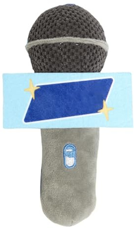 Katzenminze-Spielzeug, Kätzchen-Zahnspielzeug, Katzenkauspielzeug, Mikrofon Katzenminze Spielzeug, Hunde-Beißring mit Klangglocken, interaktives Plüschseil zum Zerren, Wohnung, drinnen und