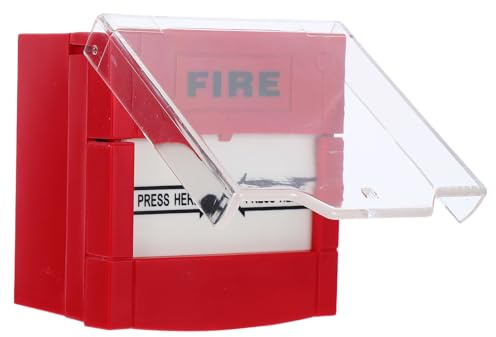 CHILDWEET Pulsante Allarme Incendio Manuale con Reset Resettabile Punto Chiamata Emergenza per Rapida Attivazione Interruttore Antincendio Facile da Installare e Usare Sicurezza Protezione