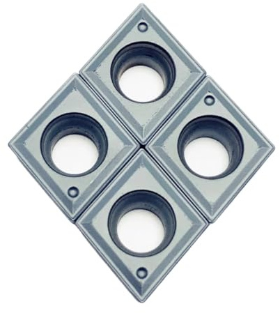 10 Stück CCMT060204 NN LT10 Hartmetall-Drehmeißel for CNC-Drehen, Innenbohrung, Edelstahl
