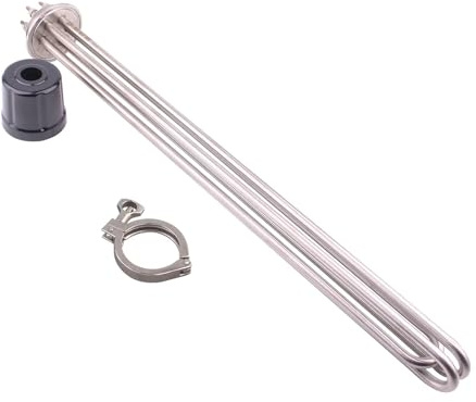 2 Inches Tri Clamp Heating Element Immersion Electric Water For Distillation/Homebrewing Low Watt Density Heater 220V/380V(Clamp)