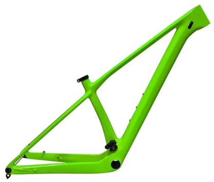 T1000 Carbon Mountain Bike Frame Full Internal Routing 29er Hardtail MTB Boost 12x148mm UDH Hanger(Green,S 148 Gloss)