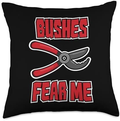 Plant Lover Secateurs Gardening Garden Gardeners Throw Pillow