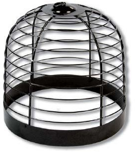 Flores Cortés 32701 - Alambrera pintada (29 cm) color negro metalizado