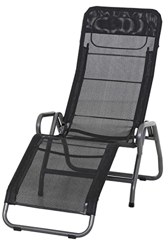 Siena Garden Kippliege Bito anthrazit/schwarz