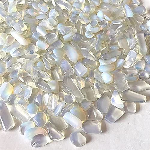 Perlin Mondstein Perlen Opal Edelstein Syntetischer Edelsteine Halbedelstein Schmuckperlen Schmuckstein 3mm ~ 5mm Trommelstein Chip S, Beads Gemstone 500 Stück