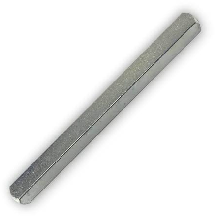 Door Handle and Windows UPVC 7mm Spindle Plain Bar 50mm to 150mm Solid Steel Metal Spindles Pack of 1 Each (7mm x 130mm)