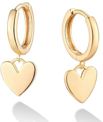 Jenosy Ohrringe Gold Damen Perlen Ohrringe Zarte Perlen Ohrstecker für Damen Knorpel Huggie Ohrstecker für Mädchen Hypoallergene Ohrringe 18K Vergoldet Modeschmuck für Frauen und Mädchen