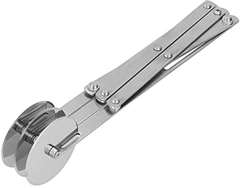Stainless Steel Dough Roller Divider Biscuits Pastry Cutter for Baking Tools (Tricycle Knife)