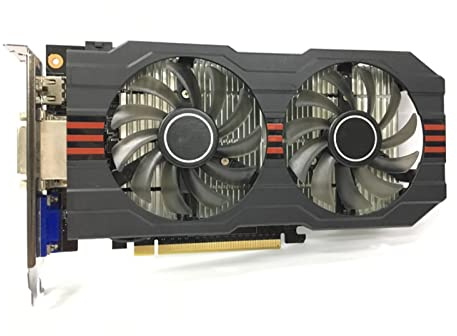 Taygate Carte Graphique de Jeu Fit for ASUS Carte Graphique Originale GTX 750 Ti 2GB 128 Bit Gddr5 Cartes vidéo for Nvidia Geforce GTX 750 Ti VGA Cartes GTX750TI 1050