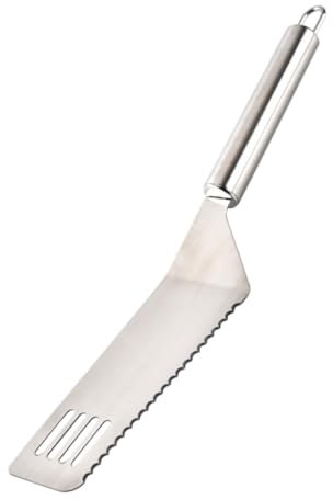 IMIKEYA Pizzaschaufel Aus Edelstahl Käseschaufel Backwerkzeug Pizzaspatel Edelstahlschaber Kuchenschaufel Küchenspatel Tortenheber