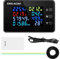 Jadeshay Multimeter Digital Voltmeter Amperemeter AC50-300V 0-100A Digitaler Stromzähler Watt Messgerät Spannungsmessgerät Spannungsdetektor mit LED-Anzeigefeld, Stromwandler