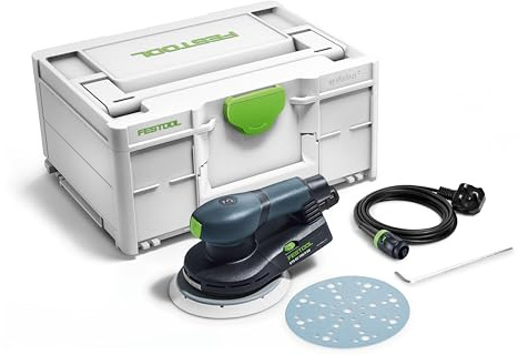 Festool Eccentric Sander ETS EC 150/3 GR-Set P 230V | 150 mm random orbital sander with 3 mm stroke, brushless EC-TEC motor, vibration control, 1.6 kg lightweight design