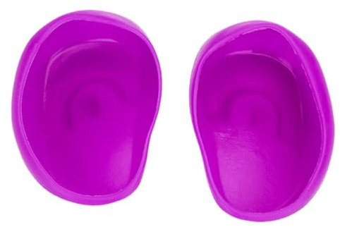 XIAOJINGQINGAQ Hair Dye Earmuffs Ear Protectors Ear Cover Salon Hair Dye Barber Shop Anti-Staining Earmuffs Protect for Hair Dying Supplies