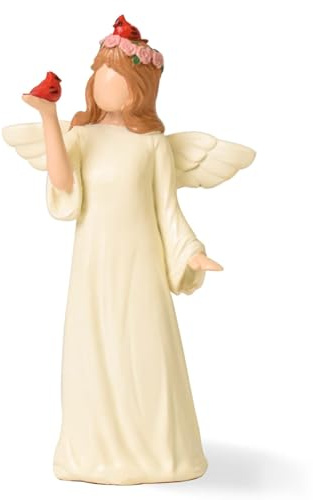 NANAOUS Guardian Angel Statue, Angel Figurines for Women, Resin Statues Sympathy Rememberance Memorial Comfort Heaven Christmas Thanksgiving Gifts