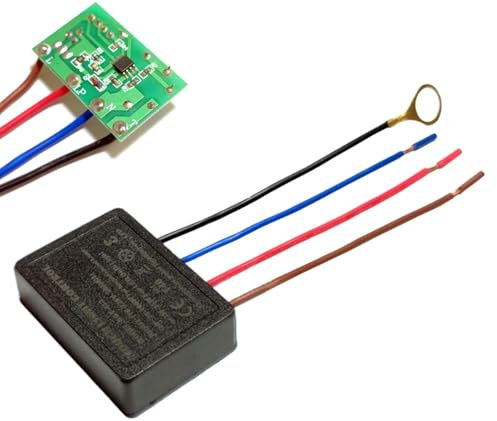 Touch-Dimmsensor, Touch-Sensor-Dimmer, 3-Wege-Touch-Lichtdimmer, Dimmlampensensor, Reparatur-Steuermodul, stufenloser Ersatzsensor für Glühlampen