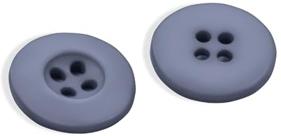 Knöpfe zum Nähen, 1,9 cm, matt, dunkelblau, Kunststoff, rund, 4 Löcher, 19 mm, ideal für Uniform, Jacke, Arbeit, Schule, Koch, Schürzen, Hosen, Jacken, Taschen, Handwerk, Heimwerker, 50 Stück