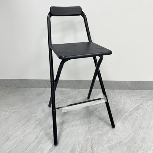 Stoolzfaid Sgabello Pieghevole Sedia da Bar,Sgabelli Alti Pieghevoli da Cucina,Sgabelli Bar Pieghevoli con Schienale,Portatile,Versatile,for Uso Interno Ed Esterno(Carico Massimo 95 kg)