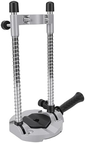SIXRUN Guía de Taladro Portátil Soporte de Taladro Ajustable para Taladrado Vertical y Angulado Preciso en Madera y Paredes, Aluminio, 1 Unidad