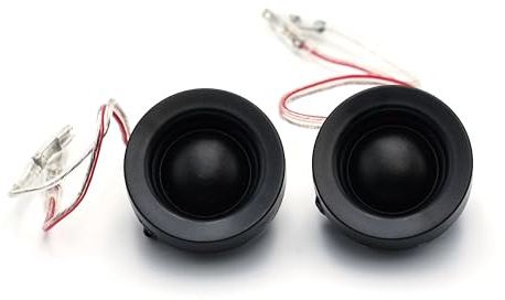 Hertz C 26 OE Paar Hochtöner 26 mm, 120 W | Tetolon-Kalotte, Neodym-Magnet, 4 Ohm, Schwingspule 20 mm, 92 dB, inkl. Frequenzweiche, 1800-22500 Hz, Einbautiefe 4,36 mm