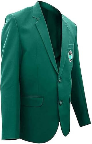 AKS Mode Golf Green Tournament Blazer Coat Jacket | Lightweight Cotton Sports Jacket, Green, L