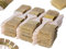 ToolSpace Lot de 24 Pinceaux Peinture 50 mm Pinceau Bricolage Professionnels pour Peinture Mur, Universel Set de Brosses en Bois avec Poils Naturel pour Peinture Murale, Meubles, Vernis, Lasures