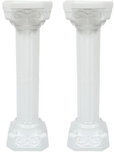 Sosoport 2pezzi Pilastri Decorativi Romani per Matrimoni di Eleganti Supporti per Fiori Stile Chic e Creativo Perfetti per Allestimenti Nuziali e Decorazioni Romantiche