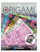 Yasutomo Origami-Papier-Hodge-Podge mit 6 Mustern und 24 Blatt, Größe 14 cm, quadratisch, Kunst- und Bastelbedarf